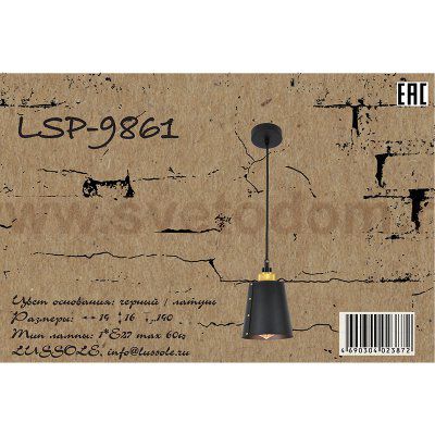 Светильник подвесной Lussole Loft LSP-9861