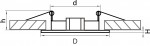 Светильник встраиваемый Lightstar 11019 Lega 16