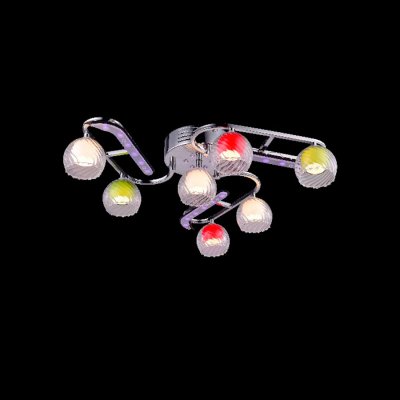 Люстра Eurosvet 0181/7 хром/синий+красный+фиолетовый Люстра Eurosvet 0181/7 хром/синий+красный+фиолетовыйПотолочные<br>Компания «Светодом» предлагает широкий ассортимент люстр от известных производителей. Представленные в нашем каталоге товары выполнены из современных материалов и обладают отличным качеством. Благодаря широкому ассортименту Вы сможете найти у нас люстру под любой интерьер. Мы предлагаем как классические варианты, так и современные модели, отличающиеся лаконичностью и простотой форм. Стильная люстра Евросвет 0181/7 станет украшением любого дома. Эта модель от известного производителя не оставит равнодушным ценителей красивых и оригинальных предметов интерьера. Люстра Евросвет 0181/7 обеспечит равномерное распределение света по всей комнате. При выборе обратите внимание на характеристики, позволяющие приобрести наиболее подходящую модель. Купить понравившуюся люстру по доступной цене Вы можете в интернет-магазине «Светодом». Мы предлагаем доставку не только по Москве и Екатеринбурге, но и по всей России.<br><br>Установка на натяжной потолок: Ограничено<br>S освещ. до, м2: 9<br>Крепление: Планка<br>Тип товара: Люстра<br>Тип лампы: галогенная / LED-светодиодная<br>Тип цоколя: G4<br>Количество ламп: 7<br>MAX мощность ламп, Вт: 20<br>Диаметр, мм мм: 500<br>Высота, мм: 160<br>Цвет арматуры: серебристый