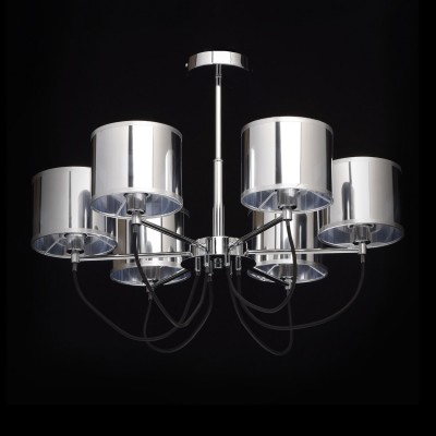 Mw light Лацио 103010806 Люстра Mw light Лацио 103010806 ЛюстраПотолочные<br><br><br>Установка на натяжной потолок: Да<br>S освещ. до, м2: 12<br>Тип лампы: Накаливания / энергосбережения / светодиодная<br>Тип цоколя: E14<br>Количество ламп: 6<br>MAX мощность ламп, Вт: 40<br>Диаметр, мм мм: 680<br>Высота, мм: 500