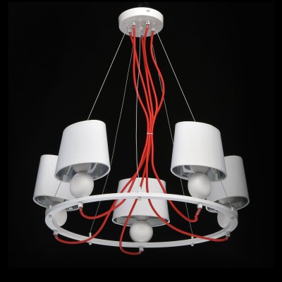 Mw light Лацио 103011505 Люстра Mw light Лацио 103011505 ЛюстраПодвесные<br><br><br>S освещ. до, м2: 10<br>Тип лампы: Накаливания / энергосбережения / светодиодная<br>Тип цоколя: E14<br>Количество ламп: 5<br>MAX мощность ламп, Вт: 40<br>Диаметр, мм мм: 600<br>Высота, мм: 640