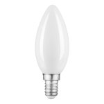 Лампа Gauss Filament Свеча 9W 590lm 3000К Е14 milky LED (103201109)