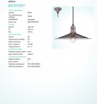 Подвесной светильник Eglo 49454 BRIDPORT