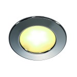 SLV 112222 Downlight, DL 126 LED, rund, chrom, 3W LED, warmweiss, 12V