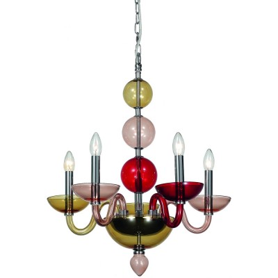 Светильник Divinare 1156/03 LM-5 Светильник Divinare 1156/03 LM-5Подвесные<br>Компания «Светодом» предлагает широкий ассортимент люстр от известных производителей. Представленные в нашем каталоге товары выполнены из современных материалов и обладают отличным качеством. Благодаря широкому ассортименту Вы сможете найти у нас люстру под любой интерьер. Мы предлагаем как классические варианты, так и современные модели, отличающиеся лаконичностью и простотой форм. Стильная люстра Divinare 1156/03 LM-5 станет украшением любого дома. Эта модель от известного производителя не оставит равнодушным ценителей красивых и оригинальных предметов интерьера. Люстра Divinare 1156/03 LM-5 обеспечит равномерное распределение света по всей комнате. При выборе обратите внимание на характеристики, позволяющие приобрести наиболее подходящую модель. Купить понравившуюся люстру по доступной цене Вы можете в интернет-магазине «Светодом».<br><br>Установка на натяжной потолок: Да<br>S освещ. до, м2: 15<br>Крепление: крюк<br>Тип цоколя: E14<br>Количество ламп: 5<br>Ширина, мм: 580<br>MAX мощность ламп, Вт: 60<br>Диаметр, мм мм: 580<br>Размеры основания, мм: 130<br>Длина цепи/провода, мм: 1300<br>Высота, мм: 660<br>Цвет арматуры: серебристый хром