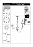 Светильник подвесной Divinare 1175/01 LM-8 DOLCE