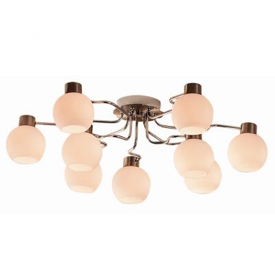 Citilux Отто CL121191 Люстра Citilux Отто CL121191 ЛюстраПотолочные<br>Также рекомендуем посмотреть другие люстры из серии Отто. Люстры компании CITILUX из серии Отто - отличный выбор для вашего интерьера.<br><br>Установка на натяжной потолок: Ограничено<br>S освещ. до, м2: 36<br>Крепление: Планка<br>Тип лампы: накаливания / энергосбережения / LED-светодиодная<br>Тип цоколя: E14<br>Количество ламп: 9<br>MAX мощность ламп, Вт: 60<br>Диаметр, мм мм: 720<br>Размеры: Диаметр 72см, Высота 22см, Выдувное молочнобелое стекло<br>Высота, мм: 220<br>Поверхность арматуры: глянцевый, матовый<br>Цвет арматуры: серебристый