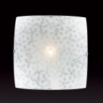 Потолочный светильник Сонекс 1226 никель/белый SANTA