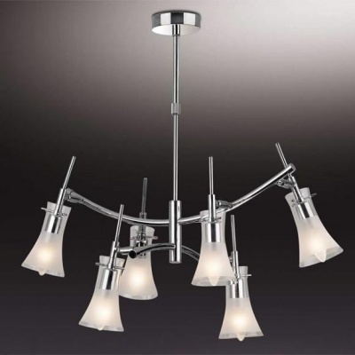 Люстра Odeon Light 1327/6 хром ZaMia Люстра Odeon Light 1327/6 хром ZaMiaПодвесные<br>Грамотные, но смелые пропорции и отточенные линии, характерные для стиля модерн в освещении, искусно воплощены в люстре Odeon Light 1327/6 ярчайшего сияния! Элегантное и современное исполнение высшего образца, что гарантировано итальянским производителем. Для реализации Ваших авторских решений в интерьере доверьтесь люстре Odeon Light 1327/6, которая станет прекрасным помощником, просто неспособным засорять пространство. Аккуратные формы, чистота красок, плавные изгибы и элегантный силуэт – всё то, что отвечает за безупречный стиль в дизайне. Обратите внимание, что люстра Odeon Light 1327/6 будет прекрасным источником света даже для самых небольших помещений. Это выгодно, удобно и необходимо!<br><br>Установка на натяжной потолок: Да<br>S освещ. до, м2: 24<br>Крепление: Планка<br>Тип лампы: накаливания / энергосбережения / LED-светодиодная<br>Тип цоколя: E14<br>Количество ламп: 6<br>MAX мощность ламп, Вт: 60<br>Диаметр, мм мм: 750<br>Высота, мм: 650<br>Цвет арматуры: серебристый