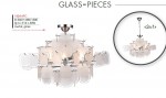 Люстра 2в1, потолочный/подвесной Favourite 1424-6PC Glass-pieces