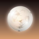 Настенно-потолочный светильник Сонекс 143 хром/белый KAPENA