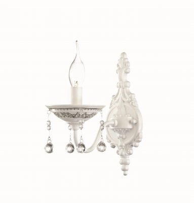 Citilux Аттика CL416311 Светильник настенный бра Citilux Аттика CL416311 Светильник настенный браХрустальные<br><br><br>S освещ. до, м2: 4<br>Тип лампы: накаливани / нергосбережени / LED-светодиодна<br>Тип цокол: E14<br>Количество ламп: 1<br>Ширина, мм: 130<br>MAX мощность ламп, Вт: 60<br>Размеры: Ширина 13см, Высота 27см, Глубина 23см, Хрустальные подвески на керамической розетке.<br>Длина, мм: 230<br>Высота, мм: 270<br>Поверхность арматуры: матовый, рельефный<br>Цвет арматуры: белый