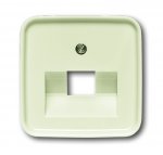 Накладка для 1 телефонной/компьютерной розетки (0213, 0216) светло-зеленый spring (ABB) [BJE1803-218] 1753-0-5831
