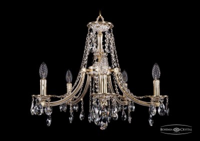 Люстра Bohemia Ivele 1771/5/190/A/GW Люстра Bohemia Ivele 1771/5/190/A/GWПодвесные<br>Компания «Светодом» предлагает широкий ассортимент люстр от известных производителей. Представленные в нашем каталоге товары выполнены из современных материалов и обладают отличным качеством. Благодаря широкому ассортименту Вы сможете найти у нас люстру под любой интерьер. Мы предлагаем как классические варианты, так и современные модели, отличающиеся лаконичностью и простотой форм. Стильная люстра Bohemia 1771/5/190/A/GW станет украшением любого дома. Эта модель от известного производителя не оставит равнодушным ценителей красивых и оригинальных предметов интерьера. Люстра Bohemia 1771/5/190/A/GW обеспечит равномерное распределение света по всей комнате. При выборе обратите внимание на характеристики, позволяющие приобрести наиболее подходящую модель. Купить понравившуюся люстру по доступной цене Вы можете в интернет-магазине «Светодом».<br><br>S освещ. до, м2: 10<br>Тип лампы: накаливания / энергосбережения / LED-светодиодная<br>Тип цоколя: E14<br>Количество ламп: 5<br>MAX мощность ламп, Вт: 40<br>Диаметр, мм мм: 600<br>Высота, мм: 450<br>Цвет арматуры: золотой беленый