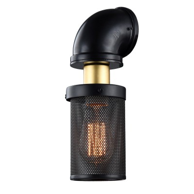Настенный светильник Favourite 1789-1W Strainer Настенный светильник Favourite 1789-1W StrainerЛофт<br>Выбирая модель светильника Favourite 1789-1W, обратите внимание, что арматура черного цвета с декоративными цоколями бронзового цвета. Дополнительная информация в характеристиках или по телефону.<br><br>Тип товара: настенный светильник<br>Тип цоколя: E27<br>Количество ламп: 1<br>Ширина, мм: 100<br>Размеры: W100*D115*H300<br>Длина, мм: 115<br>Высота, мм: 300<br>Общая мощность, Вт: 60W