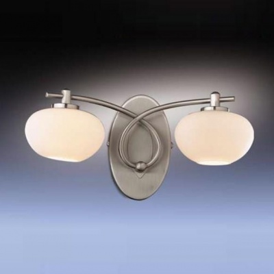 Светильник Odeon Light 1813/2W никель Rondo Светильник Odeon Light 1813/2W никель RondoМодерн<br><br><br>S освещ. до, м2: 5<br>Тип лампы: галогенная / LED-светодиодная<br>Тип цоколя: G9<br>Количество ламп: 2<br>Ширина, мм: 255<br>MAX мощность ламп, Вт: 40<br>Высота, мм: 143<br>Цвет арматуры: серый