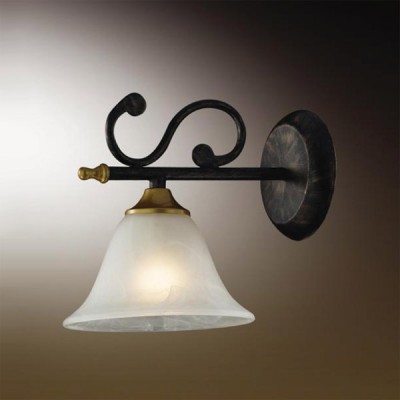 Светильник Odeon Light 1995/1W Gamma коричневый Светильник Odeon Light 1995/1W Gamma коричневыйРустика<br>Настенный светильник ODEON Gamma будет Вашим удачным решением при световом оформлении зон интерьера. В нем идеально сочетаются романтичный треугольный плафон, выполненный в виде бутона белого цветка и «витое» настенное крепление, похожее на стебель растения. Материал плафона – белый алебастр, благодаря чему свет становится мягким и рассеянным, не раздражая глаза и освещая именно тот участок интерьера, который Вам необходимо выделить и подчеркнуть.<br><br>S освещ. до, м2: 2<br>Тип лампы: накаливания / энергосбережения / LED-светодиодная<br>Тип цоколя: E14<br>Количество ламп: 1<br>Ширина, мм: 150<br>MAX мощность ламп, Вт: 40<br>Расстояние от стены, мм: 210<br>Высота, мм: 240<br>Цвет арматуры: коричневый