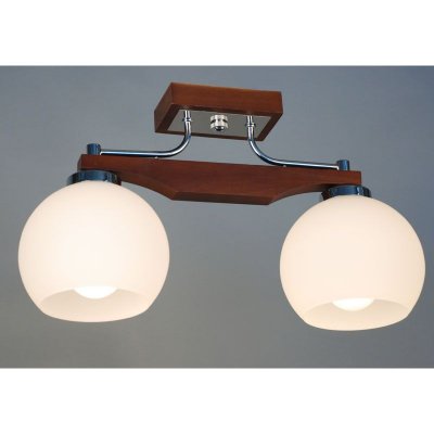 Citilux Ариста CL164321 Люстра Citilux Ариста CL164321 ЛюстраПотолочные<br>Компания «Светодом» предлагает широкий ассортимент люстр от известных производителей. Представленные в нашем каталоге товары выполнены из современных материалов и обладают отличным качеством. Благодаря широкому ассортименту Вы сможете найти у нас люстру под любой интерьер. Мы предлагаем как классические варианты, так и современные модели, отличающиеся лаконичностью и простотой форм. Стильная люстра Citilux CL164321 станет украшением любого дома. Эта модель от известного производителя не оставит равнодушным ценителей красивых и оригинальных предметов интерьера. Люстра Citilux CL164321 обеспечит равномерное распределение света по всей комнате. При выборе обратите внимание на характеристики, позволяющие приобрести наиболее подходящую модель. Купить понравившуюся люстру по доступной цене Вы можете в интернет-магазине «Светодом». Мы предлагаем доставку не только по Москве и Екатеринбурге, но и по всей России.<br><br>Установка на натяжной потолок: Ограничено<br>S освещ. до, м2: 10<br>Крепление: Планка<br>Тип товара: Люстра<br>Тип лампы: накаливания / энергосбережения / LED-светодиодная<br>Тип цоколя: E27<br>Количество ламп: 2<br>Ширина, мм: 150<br>MAX мощность ламп, Вт: 75<br>Размеры: Высота 23см, Габариты 15х42см, Массив дерева, Выдувное молочнобелое стеклоЗапасное стекло<br>Длина, мм: 420<br>Высота, мм: 230<br>Оттенок (цвет): белый<br>Цвет арматуры: коричневый (темный орех), серебристый хром