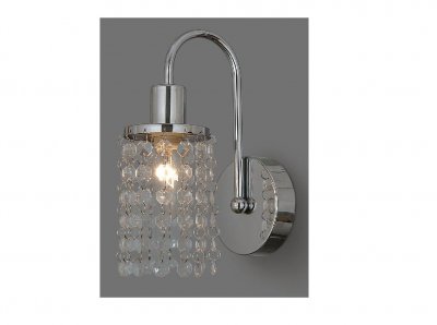 Citilux Капри CL314311 Светильник настенный бра Citilux Капри CL314311 Светильник настенный браХрустальные<br>Хрусталь обладает особым великолепием и шармом! И настенное бра Citilux CL314311 - яркое подтверждение! Ведущий датский производитель позаботился о том, чтобы на Ваших просторах царило лучшее освещение в любых интерьерных зонах. Поэтому было создано изделие высшего качества и содержания. Потрясающие цветовые переливы будут рождаться от хрустального «водопада», заменившего устаревший и громоздкий плафон. К этому добавляется элегантная конструкция настенного бра Citilux CL314311, созданная в серебристом оттенке: немного «прохладном», но поистине вдохновенном. При этом он будет идеально сочетаться с любыми другими цветами. Настенное бра Citilux CL314311 – это роскошь в изысканном и уникальном исполнении, которой Вы сможете всегда наслаждаться и гордиться!<br><br>S освещ. до, м2: 4<br>Тип товара: Светильник настенный бра<br>Тип лампы: накаливания / энергосбережения / LED-светодиодная<br>Тип цоколя: E14<br>Количество ламп: 1<br>Ширина, мм: 120<br>MAX мощность ламп, Вт: 60<br>Размеры: Высота 25см, Ширина 12см, Глубина 15см, С выключателем<br>Длина, мм: 150<br>Высота, мм: 250<br>Оттенок (цвет): прозрачный<br>Цвет арматуры: серебристый хром