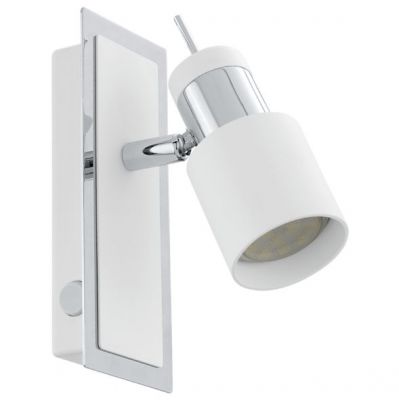Eglo DAVIDA 92084 Светильник поворотный спот Eglo DAVIDA 92084 Светильник поворотный спотОдиночные<br>Светильники-споты – это оригинальные изделия с современным дизайном. Они позволяют не ограничивать свою фантазию при выборе освещения для интерьера. Такие модели обеспечивают достаточно качественный свет. Благодаря компактным размерам Вы можете использовать несколько спотов для одного помещения. Интернет-магазин «Светодом» предлагает необычный светильник-спот Eglo 92084 по привлекательной цене. Эта модель станет отличным дополнением к люстре, выполненной в том же стиле. Перед оформлением заказа изучите характеристики изделия. Купить светильник-спот Eglo 92084 в нашем онлайн-магазине Вы можете либо с помощью формы на сайте, либо по указанным выше телефонам. Обратите внимание, что у нас склады не только в Москве и Екатеринбурге, но и других городах России.<br><br>Крепление: настенное<br>Цветовая t, К: 3000 (теплый белый)<br>Тип лампы: галогенная / LED-светодиодная<br>Тип цоколя: GU10<br>Количество ламп: 1<br>Ширина, мм: 70<br>MAX мощность ламп, Вт: 5<br>Размеры основания, мм: 0<br>Длина, мм: 165<br>Цвет арматуры: серебристый<br>Общая мощность, Вт: 1X5W
