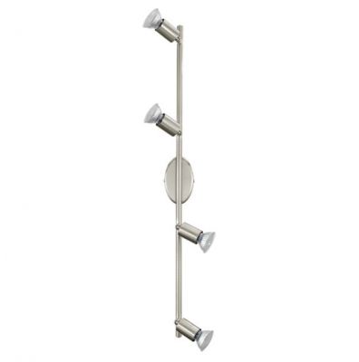 Eglo BUZZ-LED 92598 Светильник поворотный спот Eglo BUZZ-LED 92598 Светильник поворотный спотС 4 лампами<br>Светильники-споты – это оригинальные изделия с современным дизайном. Они позволяют не ограничивать свою фантазию при выборе освещения для интерьера. Такие модели обеспечивают достаточно качественный свет. Благодаря компактным размерам Вы можете использовать несколько спотов для одного помещения. Интернет-магазин «Светодом» предлагает необычный светильник-спот Eglo 92598 по привлекательной цене. Эта модель станет отличным дополнением к люстре, выполненной в том же стиле. Перед оформлением заказа изучите характеристики изделия. Купить светильник-спот Eglo 92598 в нашем онлайн-магазине Вы можете либо с помощью формы на сайте, либо по указанным выше телефонам. Обратите внимание, что у нас склады не только в Москве и Екатеринбурге, но и других городах России.<br><br>Крепление: потолочное<br>Цветовая t, К: 3000 (теплый белый)<br>Тип лампы: галогенная / LED-светодиодная<br>Тип цоколя: GU10<br>Количество ламп: 4<br>Ширина, мм: 65<br>MAX мощность ламп, Вт: 2,5<br>Размеры основания, мм: 0<br>Длина, мм: 685<br>Цвет арматуры: серый<br>Общая мощность, Вт: 4X3W