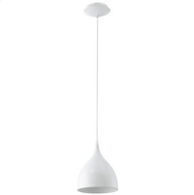 Eglo CORETTO 92716 Светильник подвесной Eglo CORETTO 92716 Светильник подвеснойПодвесные<br>Компания «Светодом» предлагает широкий ассортимент люстр от известных производителей. Представленные в нашем каталоге товары выполнены из современных материалов и обладают отличным качеством. Благодаря широкому ассортименту Вы сможете найти у нас люстру под любой интерьер. Мы предлагаем как классические варианты, так и современные модели, отличающиеся лаконичностью и простотой форм. Стильная люстра Eglo 92716 станет украшением любого дома. Эта модель от известного производителя не оставит равнодушным ценителей красивых и оригинальных предметов интерьера. Люстра Eglo 92716 обеспечит равномерное распределение света по всей комнате. При выборе обратите внимание на характеристики, позволяющие приобрести наиболее подходящую модель. Купить понравившуюся люстру по доступной цене Вы можете в интернет-магазине «Светодом».<br><br>Установка на натяжной потолок: Да<br>S освещ. до, м2: 2<br>Крепление: Планка<br>Тип цоколя: E27<br>Количество ламп: 1<br>MAX мощность ламп, Вт: 60<br>Диаметр, мм мм: 170<br>Размеры основания, мм: 0<br>Высота, мм: 1100<br>Оттенок (цвет): белый<br>Цвет арматуры: белый<br>Общая мощность, Вт: 1X60W