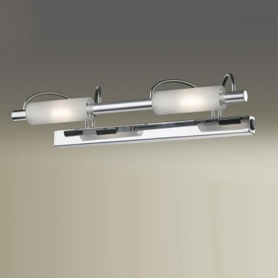 Светильник Odeon Light 2034/2W Wiron хром Светильник Odeon Light 2034/2W Wiron хромДля картин/зеркал<br><br><br>S освещ. до, м2: 13<br>Тип лампы: галогенная / LED-светодиодная<br>Тип цоколя: R7s<br>Количество ламп: 2<br>Ширина, мм: 420<br>MAX мощность ламп, Вт: 100<br>Высота, мм: 100<br>Цвет арматуры: серебристый