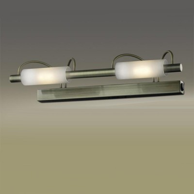 Светильник Odeon Light 2035/2W Wiron бронза Светильник Odeon Light 2035/2W Wiron бронзаДля картин/зеркал<br><br><br>S освещ. до, м2: 13<br>Тип товара: Светильник настенный бра<br>Тип лампы: галогенная / LED-светодиодная<br>Тип цоколя: R7s<br>Количество ламп: 2<br>Ширина, мм: 420<br>MAX мощность ламп, Вт: 100<br>Высота, мм: 100<br>Цвет арматуры: бронзовый