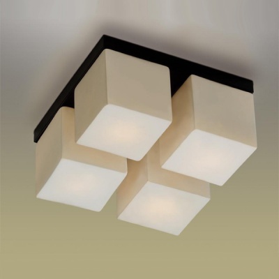 Светильник Odeon Light 2043/4C Cubet венге Светильник Odeon Light 2043/4C Cubet венгеКвадратные<br>Настенно потолочный светильник Odeon light (Оодеон лайт) 2043/4C Cubet венге подходит как для установки в вертикальном положении - на стены, так и для установки в горизонтальном - на потолок. Для установки настенно потолочных светильников на натяжной потолок необходимо использовать светодиодные лампы LED, которые экономнее ламп Ильича (накаливания) в 10 раз, выделяют мало тепла и не дадут расплавиться Вашему потолку.<br><br>S освещ. до, м2: 10<br>Тип товара: Светильник настенно-потолочный<br>Скидка, %: 40<br>Тип лампы: накаливания / энергосбережения / LED-светодиодная<br>Тип цоколя: E14<br>Количество ламп: 4<br>Ширина, мм: 250<br>MAX мощность ламп, Вт: 40<br>Расстояние от стены, мм: 150<br>Высота, мм: 150<br>Цвет арматуры: черный