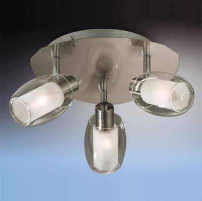 Люстра Odeon Light 2069/3C Sinco никель Люстра Odeon Light 2069/3C Sinco никельПоворотные<br>Допускается установка светильника на вертикальную поверхность - стену и горизонтальную поверхность - потолок.<br><br>Установка на натяжной потолок: Ограничено<br>S освещ. до, м2: 8<br>Крепление: Планка<br>Тип товара: Потолочный светильник<br>Скидка, %: 40<br>Тип лампы: накаливания / энергосбережения / LED-светодиодная<br>Тип цоколя: E14<br>Количество ламп: 3<br>MAX мощность ламп, Вт: 40<br>Диаметр, мм мм: 260<br>Расстояние от стены, мм: 130<br>Цвет арматуры: серый