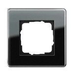 Gira ESP Glass "C" Черное стекло Рамка 1-ая (G211505)