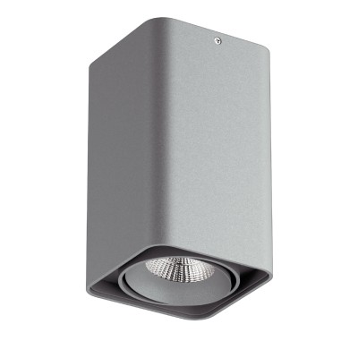 Lightstar MONOCCO 212539 Светильник Lightstar MONOCCO 212539 СветильникДаунлайты<br><br><br>Тип лампы: галогенная/LED<br>Тип цоколя: MR16<br>Ширина, мм: 100<br>MAX мощность ламп, Вт: 50<br>Длина, мм: 100<br>Высота, мм: 170<br>Цвет арматуры: серый