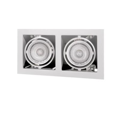Lightstar CARDANO 214020 Светильник Lightstar CARDANO 214020 СветильникКарданные<br><br><br>Тип лампы: галогенная/LED<br>Тип цоколя: 12V MR16/220V HP16 max 50W<br>Цвет арматуры: белый<br>Количество ламп: 2<br>Ширина, мм: 110<br>Размеры: Ширина встраиваемой части 95x190 Высота встраиваемой части 100 D 110x206 H 5<br>Длина, мм: 206<br>Высота, мм: 105<br>MAX мощность ламп, Вт: 50W
