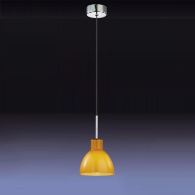 Светильник Odeon light 2162/1 Tio хром/желтый Светильник Odeon light 2162/1 Tio хром/желтыйОдиночные<br>Подвесной светильник – это универсальный вариант, подходящий для любой комнаты. Сегодня производители предлагают огромный выбор таких моделей по самым разным ценам. В каталоге интернет-магазина «Светодом» мы собрали большое количество интересных и оригинальных светильников по выгодной стоимости. Вы можете приобрести их с доставкой в Москву, Екатеринбург и любой другой город России. Подвесной светильник Odeon light 2162/1 сразу же привлечет внимание Ваших гостей благодаря стильному исполнению. Благородный дизайн позволит использовать эту модель практически в любом интерьере. Она обеспечит достаточно света и при этом легко монтируется. Чтобы купить подвесной светильник Odeon light 2162/1 , воспользуйтесь формой на нашем сайте или позвоните менеджерам интернет-магазина.<br><br>S освещ. до, м2: 4<br>Тип товара: Светильник подвесной<br>Скидка, %: 34<br>Тип лампы: накаливания / энергосбережения / LED-светодиодная<br>Тип цоколя: E14<br>Количество ламп: 1<br>MAX мощность ламп, Вт: 60<br>Диаметр, мм мм: 115<br>Высота, мм: 250-1100<br>Цвет арматуры: серебристый хром