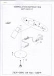 Настольная лампа Odeon light 2207/1t BITL