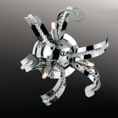 Светильник Odeon Light 2213/3W хром Elia Светильник Odeon Light 2213/3W хром EliaХрустальные<br><br><br>S освещ. до, м2: 5<br>Тип лампы: галогенная / LED-светодиодная<br>Тип цоколя: G9<br>Количество ламп: 2<br>MAX мощность ламп, Вт: 40<br>Расстояние от стены, мм: 100<br>Высота, мм: 300<br>Цвет арматуры: серебристый