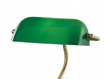 Плафон стекло зеленое для настольной лампы СССР 225*135*75мм Arte Lamp A2492LT-1AB BANKER / Odeon 2224 TRES