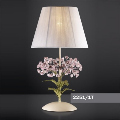 Светильник настольный Odeon light 2251/1T цветной Serena Светильник настольный Odeon light 2251/1T цветной SerenaФлористика<br>Настольная лампа – это не просто источник дополнительного освещения, но и оригинальный элемент декора. Его можно установить в спальне, гостиной, кабинете и других комнатах. Интернет-магазин «Светодом» предлагает настольные лампы разных стилей по доступным ценам. Благодаря большому ассортименту Вы обязательно найдете в нашем каталоге именно ту модель, которую искали. Настольная лампа Odeon light 2251/1T – прекрасный вариант для завершения интерьера. Ее можно включить одновременно с люстрой для более яркого освещения или без нее для создания уютной атмосферы, настраивающей на отдых. Купить настольную лампу Odeon light 2251/1T Вы можете с помощью виртуальной «Корзины» или по контактным номерам, указанным на сайте.<br><br>S освещ. до, м2: 4<br>Тип лампы: накаливания / энергосбережения / LED-светодиодная<br>Тип цоколя: E14<br>Количество ламп: 1<br>MAX мощность ламп, Вт: 60<br>Диаметр, мм мм: 280<br>Высота, мм: 350<br>Цвет арматуры: разноцветный