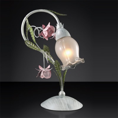 Светильник настольный Odeon light 2252/1T цветной Ameli Светильник настольный Odeon light 2252/1T цветной AmeliФлористика<br>Настольная лампа Odeon light 2252/1T в форме изящного цветка несёт в себе определённую нежность и столько очарования, что Вы не перестанете любоваться, глядя на этот дизайнерский шедевр. Флористика в отдельных уголках интерьера исключительна, она торжествует над серостью или холодными мотивами. Только грация, очарование и восторг будут витать в свете от лампы Odeon light 2252/1T. Вы приобретёте готовое украшение не только в рамках освещения, но и полноценного декора. Лампа Odeon light 2252/1T будет дарить ноты нежности, благодаря искусному дизайну в флористическом стиле. Вы сможете окружить себя и своих близких светом неподдельного очарования в грациозном обрамлении!<br><br>S освещ. до, м2: 4<br>Тип лампы: накаливания / энергосбережения / LED-светодиодная<br>Тип цоколя: E14<br>Количество ламп: 1<br>MAX мощность ламп, Вт: 60<br>Диаметр, мм мм: 300<br>Высота, мм: 500<br>Цвет арматуры: разноцветный