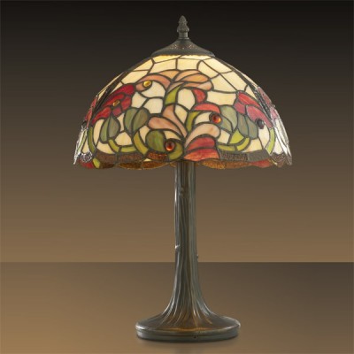 Светильник настольный Odeon light 2268/1T Flora Светильник настольный Odeon light 2268/1T FloraТиффани<br>Настольная лампа – это не просто источник дополнительного освещения, но и оригинальный элемент декора. Его можно установить в спальне, гостиной, кабинете и других комнатах. Интернет-магазин «Светодом» предлагает настольные лампы разных стилей по доступным ценам. Благодаря большому ассортименту Вы обязательно найдете в нашем каталоге именно ту модель, которую искали. Настольная лампа Odeon light 2268/1T – прекрасный вариант для завершения интерьера. Ее можно включить одновременно с люстрой для более яркого освещения или без нее для создания уютной атмосферы, настраивающей на отдых. Купить настольную лампу Odeon light 2268/1T Вы можете с помощью виртуальной «Корзины» или по контактным номерам, указанным на сайте.<br><br>S освещ. до, м2: 4<br>Тип товара: настольная лампа<br>Тип лампы: накаливания / энергосбережения / LED-светодиодная<br>Тип цоколя: E27<br>Количество ламп: 1<br>MAX мощность ламп, Вт: 60<br>Диаметр, мм мм: 310<br>Высота, мм: 490<br>Цвет арматуры: коричневый