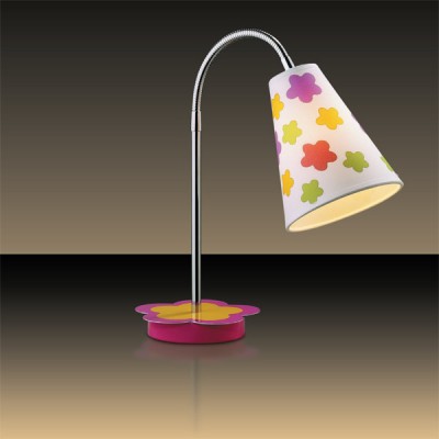 Светильник настольный Odeon light 2280/1T хром Flau Светильник настольный Odeon light 2280/1T хром FlauДля детской<br>Настольная лампа – это не просто источник дополнительного освещения, но и оригинальный элемент декора. Его можно установить в спальне, гостиной, кабинете и других комнатах. Интернет-магазин «Светодом» предлагает настольные лампы разных стилей по доступным ценам. Благодаря большому ассортименту Вы обязательно найдете в нашем каталоге именно ту модель, которую искали. Настольная лампа Odeon light 2280/1T – прекрасный вариант для завершения интерьера. Ее можно включить одновременно с люстрой для более яркого освещения или без нее для создания уютной атмосферы, настраивающей на отдых. Купить настольную лампу Odeon light 2280/1T Вы можете с помощью виртуальной «Корзины» или по контактным номерам, указанным на сайте.<br><br>S освещ. до, м2: 2<br>Тип лампы: накал-я - энергосбер-я<br>Тип цоколя: E14<br>Количество ламп: 1<br>MAX мощность ламп, Вт: 40<br>Диаметр, мм мм: 130<br>Высота, мм: 320<br>Цвет арматуры: разноцветный