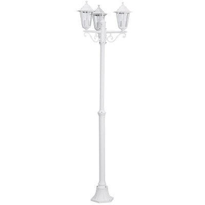 Eglo LATERNA 5 22996 светильник уличный Eglo LATERNA 5 22996 светильник уличныйБольшие фонари<br>Обеспечение качественного уличного освещения – важная задача для владельцев коттеджей. Компания «Светодом» предлагает современные светильники, которые порадуют Вас отличным исполнением. В нашем каталоге представлена продукция известных производителей, пользующихся популярностью благодаря высокому качеству выпускаемых товаров. Уличный светильник Eglo 22996 не просто обеспечит качественное освещение, но и станет украшением Вашего участка. Модель выполнена из современных материалов и имеет влагозащитный корпус, благодаря которому ей не страшны осадки. Купить уличный светильник Eglo 22996, представленный в нашем каталоге, можно с помощью онлайн-формы для заказа. Чтобы задать имеющиеся вопросы, звоните нам по указанным телефонам. Мы доставим Ваш заказ не только в Москву и Екатеринбург, но и другие города.<br><br>Тип лампы: накаливания / энергосбережения / LED-светодиодная<br>Тип цоколя: E27<br>Количество ламп: 3<br>MAX мощность ламп, Вт: 3X60<br>Диаметр, мм мм: 550<br>Размеры основания, мм: 260<br>Высота, мм: 1920<br>Оттенок (цвет): прозрачный<br>Цвет арматуры: белый<br>Общая мощность, Вт: 2