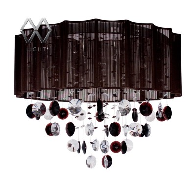 Люстра Mw light 244018910 Каскад Люстра Mw light 244018910 КаскадПотолочные<br>Описание модели 244018910: Люстра з коллекции «Каскад», с её сдержанной благородной красотой, выглядит по-настоящему элегантно и утонченно. Основание из металла цвета хрома окутано абажуром, выполненным из атласных нитей цвета спелой вишни. В светильнике гармонично сочетаются текстильный абажур и ниспадающие подвесы из прозрачного и цветного хрусталя. Люстра Каскад оживляют композицию и подчеркивают безупречный стиль интерьера. Рекомендуемая площадь освещения порядка 13 кв.м.<br><br>Установка на натяжной потолок: Да<br>S освещ. до, м2: 13<br>Рекомендуемые колбы ламп: пальчиковая<br>Крепление: Планка<br>Цветовая t, К: 2800-3200 K<br>Тип лампы: галогенная / LED-светодиодная<br>Тип цоколя: G4<br>Количество ламп: 10<br>MAX мощность ламп, Вт: 20<br>Диаметр, мм мм: 590<br>Высота, мм: 430<br>Поверхность арматуры: глянцевый<br>Цвет арматуры: серебристый<br>Общая мощность, Вт: 200