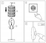 Настольная лампа Odeon light 2488/1T DAURA