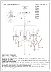 Люстра подвесная Odeon light 2534/4 ADELI