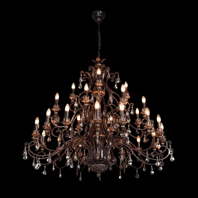 Люстра Chiaro 254018828 Версаче Люстра Chiaro 254018828 ВерсачеПодвесные<br>Описание модели 254018828: Чудесный контур светильника Версаче выполнен в классическом средневековом стиле. Строгие линии металла синхронно повторяются в форме огранки хрусталя, продолжающей изгибы арматуры. Эксклюзивный светильник Версаче продемонстрирует красоту и индивидуальность пространства, а также привнесёт в интерьер дух праздника и величия!<br><br>Установка на натяжной потолок: Да<br>S освещ. до, м2: 84<br>Крепление: Крюк<br>Тип лампы: накаливания / энергосбережения / LED-светодиодная<br>Тип цоколя: E14<br>Количество ламп: 28<br>Диаметр, мм мм: 1400<br>Длина цепи/провода, мм: 1500<br>Высота, мм: 2450<br>MAX мощность ламп, Вт: 60