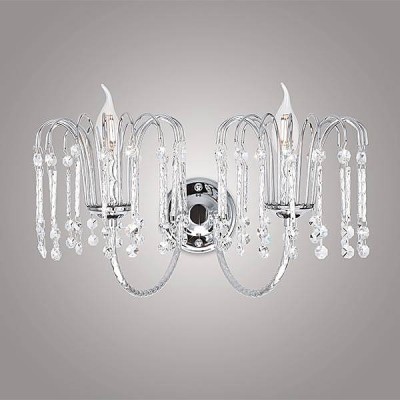 Евросвет 255/2 Strotskis Евросвет 255/2 StrotskisХрустальные<br><br><br>Тип лампы: Накаливания / энергосбережения / светодиодная<br>Тип цоколя: E14<br>Количество ламп: 2<br>Ширина, мм: 360<br>MAX мощность ламп, Вт: 60<br>Длина, мм: 270<br>Высота, мм: 120