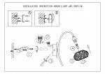 Светильник настенный бра Odeon light 2597/1W Crea