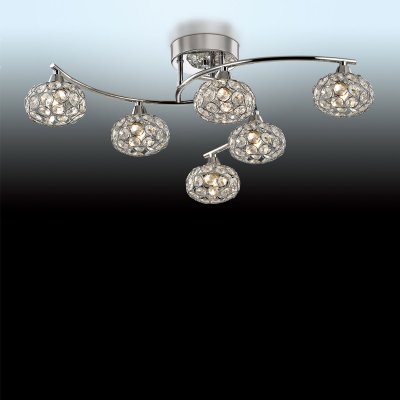 Люстра Odeon light 2597/6C Люстра Odeon light 2597/6CПотолочные<br>Компания «Светодом» предлагает широкий ассортимент люстр от известных производителей. Представленные в нашем каталоге товары выполнены из современных материалов и обладают отличным качеством. Благодаря широкому ассортименту Вы сможете найти у нас люстру под любой интерьер. Мы предлагаем как классические варианты, так и современные модели, отличающиеся лаконичностью и простотой форм. Стильная люстра Odeon light 2597/6C станет украшением любого дома. Эта модель от известного производителя не оставит равнодушным ценителей красивых и оригинальных предметов интерьера. Люстра Odeon light 2597/6C обеспечит равномерное распределение света по всей комнате. При выборе обратите внимание на характеристики, позволяющие приобрести наиболее подходящую модель. Купить понравившуюся люстру по доступной цене Вы можете в интернет-магазине «Светодом».<br><br>Установка на натяжной потолок: Ограничено<br>S освещ. до, м2: 16<br>Крепление: Планка<br>Тип цоколя: G9<br>Количество ламп: 6<br>MAX мощность ламп, Вт: 40<br>Диаметр, мм мм: 650<br>Высота, мм: 170<br>Цвет арматуры: серебристый