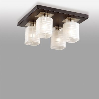 Люстра Odeon light 2615/4C Люстра Odeon light 2615/4CПотолочные<br>Привлекательность потолочной люстры Odeon light 2615/4C в отсутствии в ней лишних деталей и нагромождающих элементов. Перед Вами исключительный стиль модерн: сдержанный и при этом ультрамодный! Преимуществом итальянского изделия является использование в материалах натурального дерева. Это не просто показатель хорошего вкуса, но и выбор в пользу экологичного наполнения. При своих компактных размерах потолочная люстра Odeon light 2615/4C имеет целых четыре источника яркого и насыщенного света, которым можно укутать различные пространства: спальню, гостиную, кухонную зону, прихожую, частный кабинет и другие. Декоративная отделка стекла придаёт изделию стильный вид и делает его оригинальным. Самое время обратиться к безупречному формату модерн, воссозданному в потолочной люстре Odeon light 2615/4C!<br><br>Установка на натяжной потолок: Ограничено<br>S освещ. до, м2: 11<br>Крепление: Планка<br>Тип цоколя: E14<br>Количество ламп: 4<br>Ширина, мм: 380<br>MAX мощность ламп, Вт: 40<br>Длина, мм: 380<br>Высота, мм: 190<br>Оттенок (цвет): белый<br>Цвет арматуры: серый